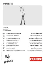 Предварительный просмотр 1 страницы Franke AQUA130 Installation And Operating Instructions Manual