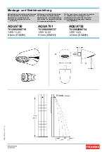 Preview for 1 page of Franke AQUA750 Installation And Operating Instructions Manual