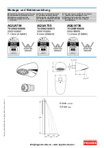 Franke AQUA754 Installation And Operating Instructions preview