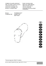 Предварительный просмотр 1 страницы Franke AQUAFIT Installation And Operating Instructions Manual