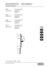 Preview for 1 page of Franke AQUALINE 2000066508 Installation And Operating Instructions Manual