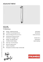 Preview for 1 page of Franke AQUALINE-THERM AQLT0083 Installation And Operating Instructions Manual