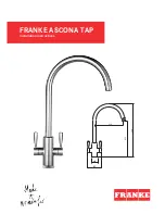 Предварительный просмотр 1 страницы Franke ASCONA TAP Installation Instructions