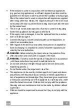 Preview for 20 page of Franke ATMOS 1204 Instructions For Use And Installation