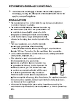 Preview for 4 page of Franke BARBIERI Instructions For Use And Installation