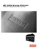 Preview for 1 page of Franke BBR Series Installation & Operating Manual