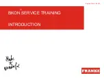 Preview for 1 page of Franke BKON Service Training