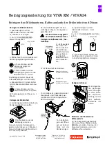 Preview for 1 page of Franke Bremer VIVA KM Cleaning Instructions