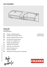 Franke CHRX676N Installation And Operating Instructions Manual preview