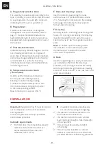 Preview for 8 page of Franke CL 85 M Installation And User Manual