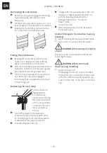 Preview for 16 page of Franke CL 85 M Installation And User Manual