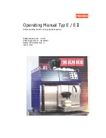 Franke Coffee machine Ecolino Operating Manual preview