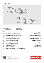 Franke CONTINA CNTX72F-R Installation And Operating Instructions Manual preview