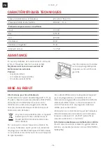 Предварительный просмотр 36 страницы Franke COUNTRY FLAT CF 55 M /F Series Installation And User Manual
