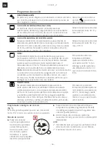 Preview for 56 page of Franke COUNTRY FLAT CF 55 M /F Series Installation And User Manual