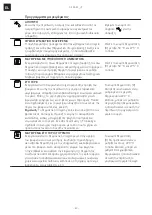 Preview for 80 page of Franke COUNTRY FLAT CF 55 M /F Series Installation And User Manual