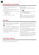 Preview for 32 page of Franke Crystal CR 913 M User Manual