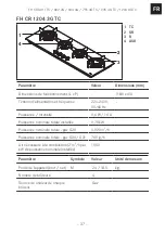 Preview for 37 page of Franke CRYSTAL FH CR 301 1TC Installation Manual