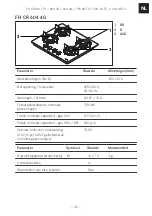 Preview for 45 page of Franke CRYSTAL FH CR 301 1TC Installation Manual