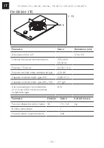 Preview for 54 page of Franke CRYSTAL FH CR 301 1TC Installation Manual