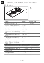 Preview for 112 page of Franke CRYSTAL FH CR 301 1TC Installation Manual