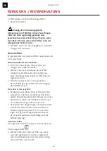 Preview for 26 page of Franke DROP FDR 1200 User Manual