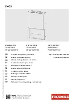 Предварительный просмотр 1 страницы Franke EXOS EXOS600EX Installation And Operating Instructions Manual