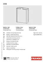 Preview for 1 page of Franke EXOS611EX Installation And Operating Instructions Manual