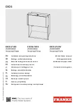 Franke EXOS676EX Installation And Operating Instructions Manual preview