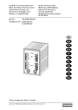 Preview for 1 page of Franke Expansion module I/O Installation And Operating Instructions Manual