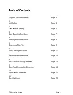 Preview for 2 page of Franke F3D Frozen French Fry Dispenser Operating Manual