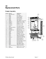 Preview for 17 page of Franke F3D Frozen French Fry Dispenser Operating Manual