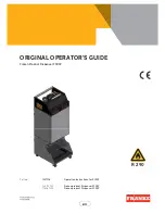 Preview for 1 page of Franke F3D3P Operator'S Manual