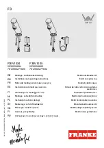 Franke F3EV1024 2030054684 Installation And Operating Instructions Manual preview