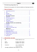 Preview for 3 page of Franke F3S-Mix Installation And Operating Instructions Manual