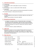 Preview for 20 page of Franke F3S-Mix Installation And Operating Instructions Manual