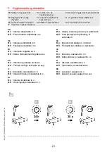 Предварительный просмотр 21 страницы Franke F5 Series Installation And Operating Instructions Manual