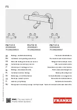 Preview for 1 page of Franke F5L-Therm Installation And Operating Instructions Manual