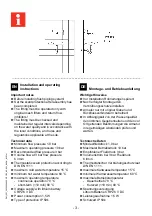 Preview for 3 page of Franke F5L-Therm Installation And Operating Instructions Manual