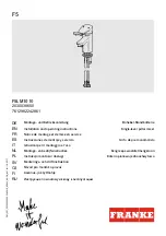 Franke F5LM1010 Installation And Operating Instructions Manual preview