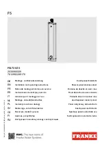 Franke F5LT2020 2030066509 Installation And Operating Instructions Manual предпросмотр