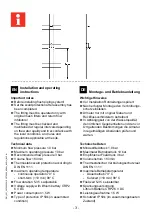 Preview for 3 page of Franke F5S-Therm 2030040291 Installation And Operating Instructions Manual