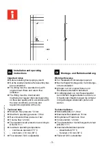 Preview for 3 page of Franke F5ST2013 Installation And Operating Instructions Manual