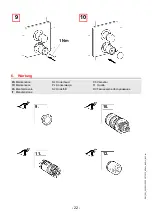 Предварительный просмотр 22 страницы Franke F5ST2013 Installation And Operating Instructions Manual