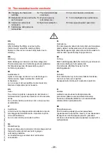 Preview for 29 page of Franke F5ST2013 Installation And Operating Instructions Manual