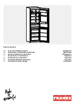 Preview for 1 page of Franke FCB 320 V NE E User And Installation Manual