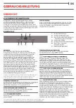 Preview for 17 page of Franke FCB 400 V NE E User And Installation Manual