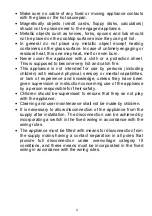 Preview for 4 page of Franke FCE905B1 Instructions For Use Manual