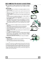 Предварительный просмотр 8 страницы Franke FCH 906 Instructions For Use And Installation