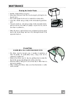 Preview for 14 page of Franke FCH 906 Instructions For Use And Installation